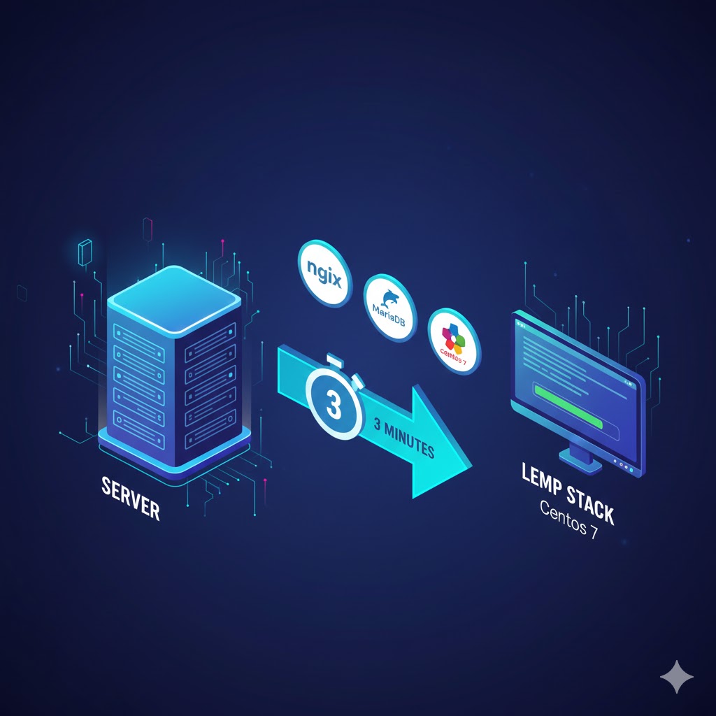 Hướng dẫn cài LEMP trên Centos 7 chỉ với 3 phút