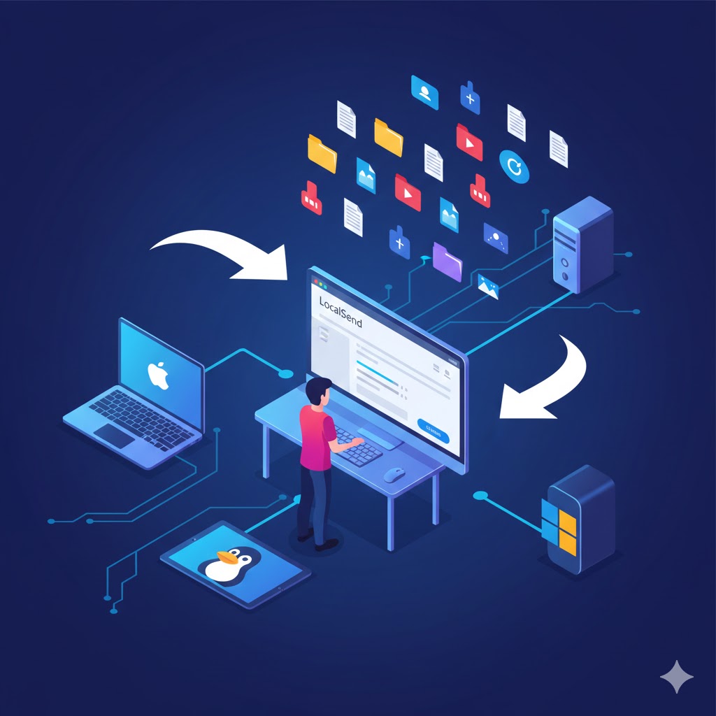 LocalSend – Chia sẻ tập tin mạng cục bộ giữa Linux, Windows và Mac