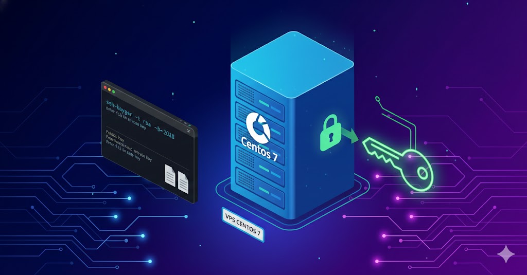 Hướng dẫn cài SSH key cho VPS Centos 7