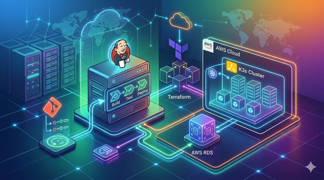 Triển Khai Hệ Thống CI/CD Với Jenkins, Kubernetes (K3s), Terraform và AWS RDS