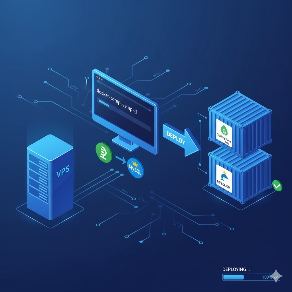 Hướng dẫn Deploy Spring Boot & MySQL lên VPS bằng Docker Compose