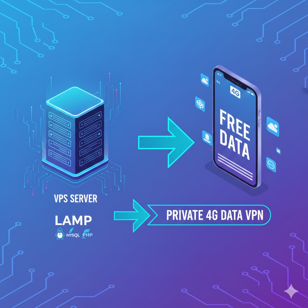 Tạo Server VPS riêng để sử dụng Data 4G miễn phí
